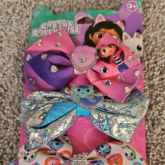 XX🖤🔹️Gabby Dollhouse Colorful Kids Hair Bow Set - Picture 2 of 4
